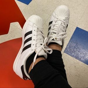 Adidas super star with box